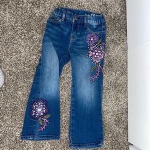 Beautiful embroidered Baby Gap jeans